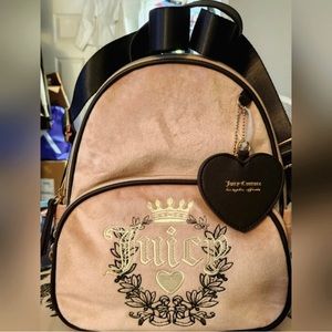 NWT Juicy Couture Pink and Brown Backpack 🎒